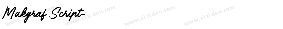 Makgraf Script字体转换